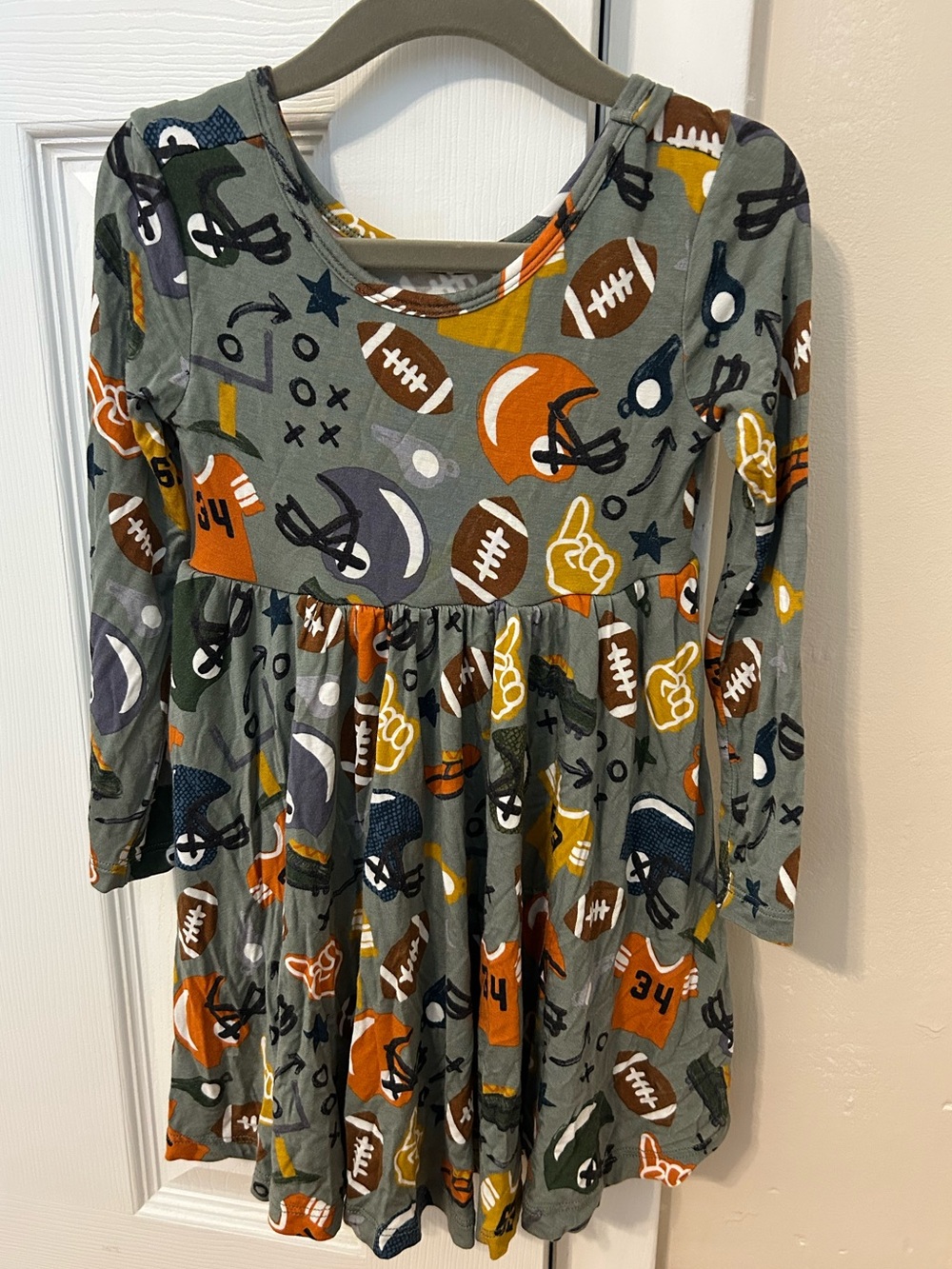 Little Sleepies Football Dress 3T